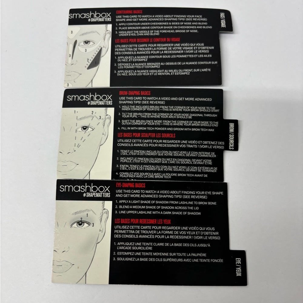 Smashbox #ShapeMatters Interactive Touchcode Cards – Rare Collectible (set)